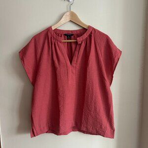 Banana Republic Factory Raglan-Sleeve Top, Like New, Size M, Dusty Cedar
